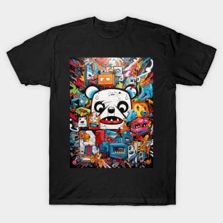 Graffiti Style Bear T-Shirt